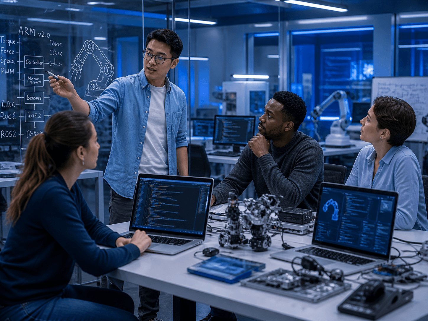 Team technical discussion