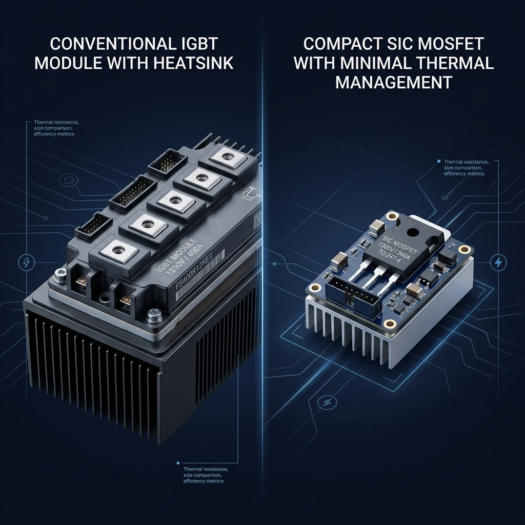 SiC vs IGBT in EV Chargers: A Complete Engineering Comparison